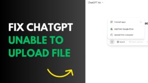 ChatGPT Cannot Upload Files