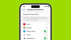 How to Stop Background App Refresh on iPhone