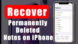 how to recover deleted notes on iPhone