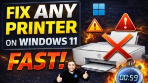 Printer Connected but Not Printing From Windows 11