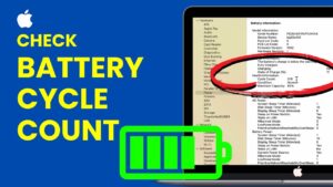 How to Check MacBook Battery Cycle Count