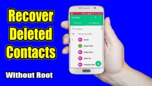 How to Restore Deleted Contacts
