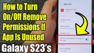 How to Remove Unused Permissions From Android Apps