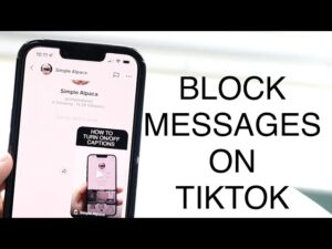 How to Block Spam Messages on TikTok